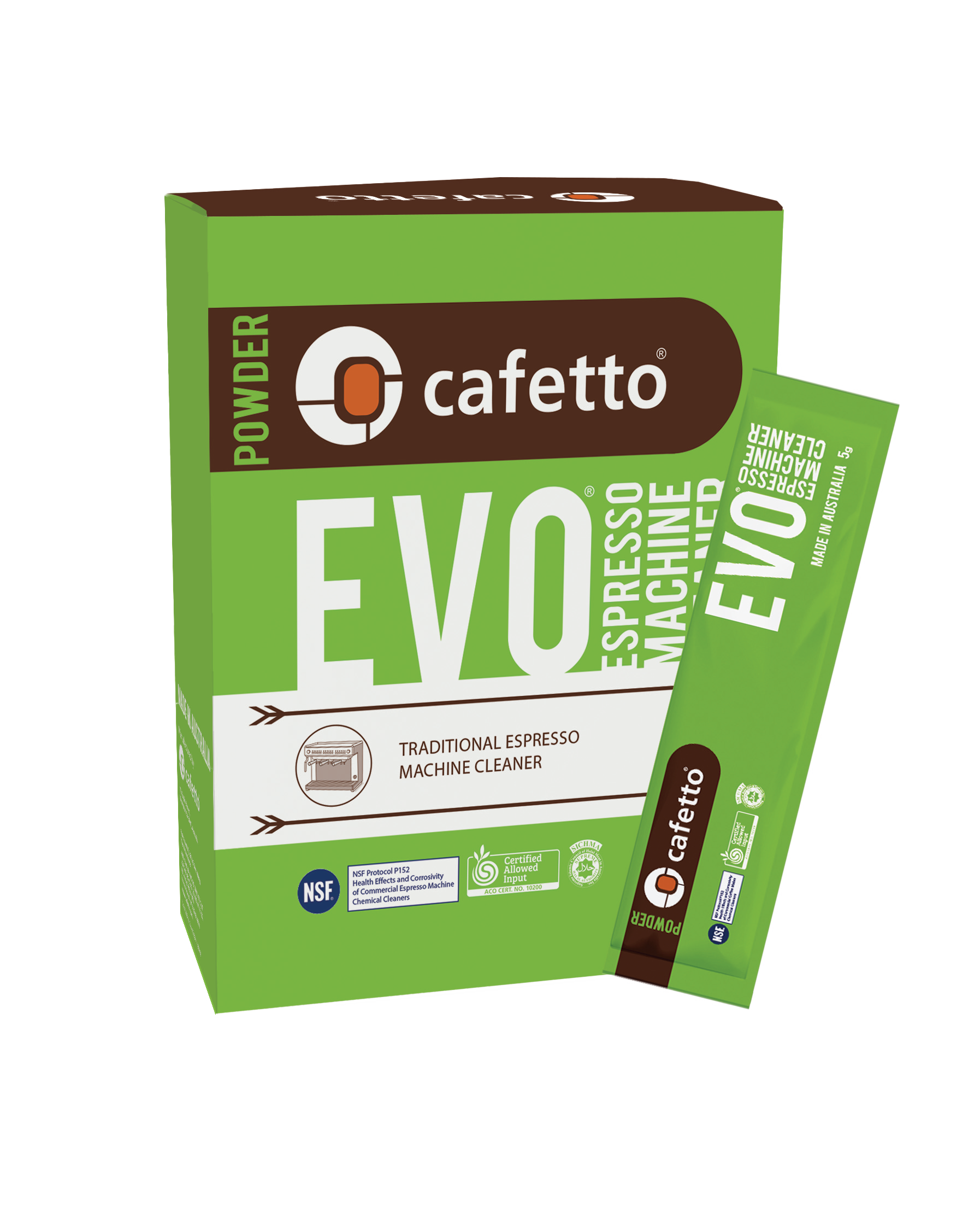 Cafetto 12x5g  Evo Organic Clean